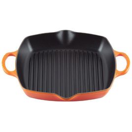 Grelha Quadrada Funda 30cm Laranja