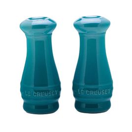 Conjunto Saleiro e Pimenteiro 110ml Cerâmica Azul Caribe