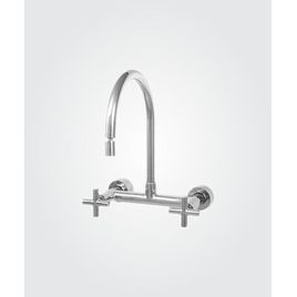 Misturador para Cozinha de Parede Titanio Cromado