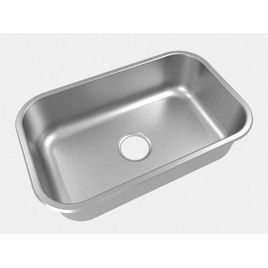 Cuba Simples Extra 56X33,5 CS-2 4 1/2 com Válvula Inox Escovado