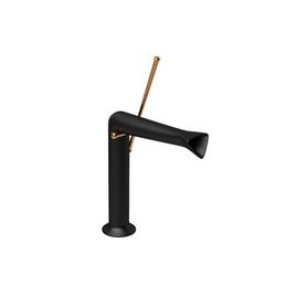 Torneira para Lavatório de Mesa Jader Almeida Black Matte e Red Gold