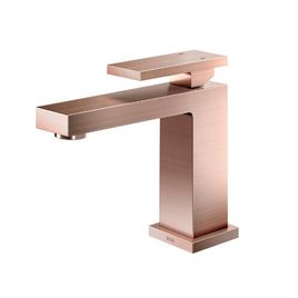 Torneira para Lavatório de Mesa Bica Baixa New Edge Cobre Escovado