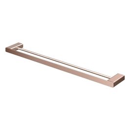 Porta Toalha com Barra Duplo Docol Flat Cobre Escovado