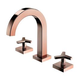 Misturador para Lavatório de Mesa Bica Baixa City Cobre Polido