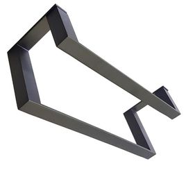 Porta Toalha Duplo 30cm Metric Preto Fosco