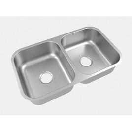 Cuba Dupla 70X40cm CD-34 4 1/2 Inox Escovado