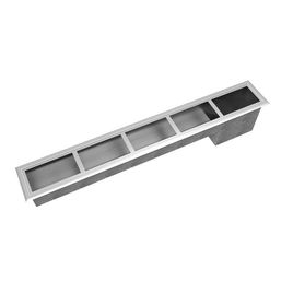 Canal Equipado 1575X235 CE-5F Inox Escovado