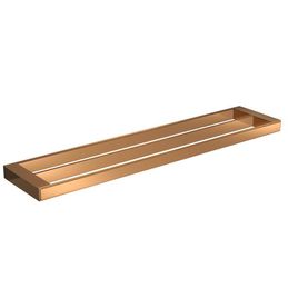 Porta Toalha com Barra Dupla Contemporânea Red Gold