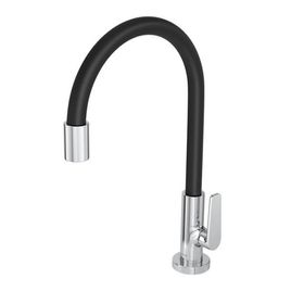 Torneira para Cozinha de Mesa Motion Cromado e Preto