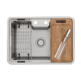 Cuba Docol Massima com Acessório e Válvula 68x48 Inox
