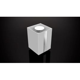 Lixeira 1,5L Miss By Zen/Woman/Anello Cromado e Branco