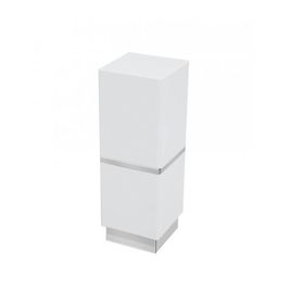 Porta Objetos Fixo One/Be Cromado e Branco