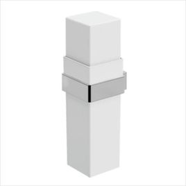 Porta Objetos Fixo Spirit Cromado e Branco