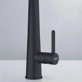 Misturador Monocomando para Cozinha de Mesa Icon Semi-Pro Black Matte