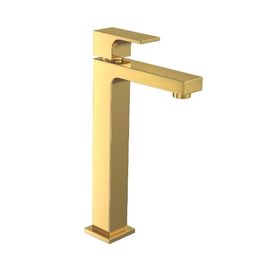 Torneira para Lavatório de Mesa Bica Alta Unic Gold