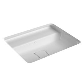Cuba de Embutir Retangular com Mesa 50 cm Branco - L.33050.M.17