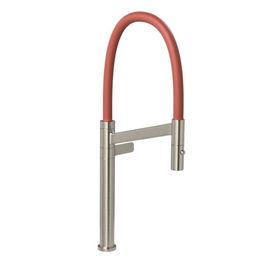 Torneira para Cozinha de Mesa Colore Inox e Terracota
