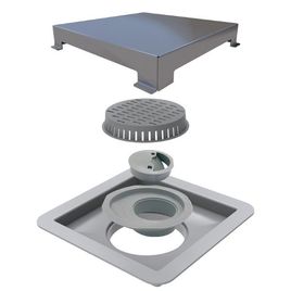 Ralo Square Tampa Inox 15 cm x 15 cm