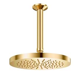 Chuveiro com Tubo de Teto Eden R200 Ouro Polido