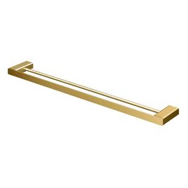 Porta Toalha com Barra Dupla Docol Flat Ouro Escovado