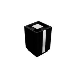 Lixeira 1,5l One/Soul/Spirit Cromado e Preto