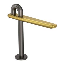 Bica para Lavatório de Mesa Memphis P Deca You Dark Antracite e Dynamic Gold