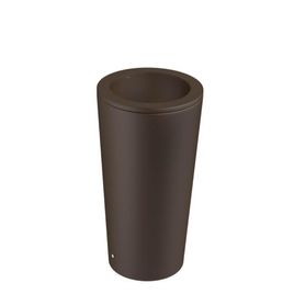 Cuba de Piso Cilíndrica Marrom Fosco - LC.1271.22
