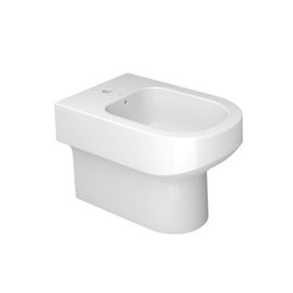 Bidê com 1 Furo para Ducha Vertical Carrarra Branco - BV.61.17