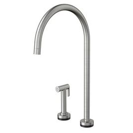 Torneira para Cozinha de Mesa com Ducha Lateral Mix & Match Inox Escovado