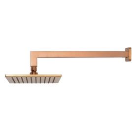 Chuveiro com Tubo de Parede  Rainbow Brushed Rose Gold