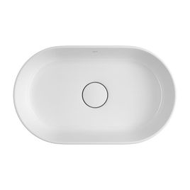 Cuba Sobrepor Oval 50 cm Branco - L.24050.17