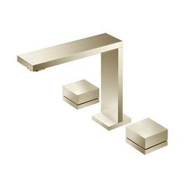 Misturador para Lavatório de Mesa Bica Baixa Minima Níquel Escovado