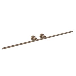 Porta Toalha com Barra Dupla Slim Corten