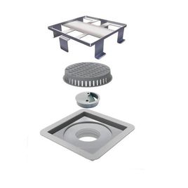 Ralo Square Tampa Oculta 10 cm x 10 cm