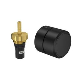 Acabamento para Registro de Pressão 1/2 e 3/4 Redondo Deca You Black Matte