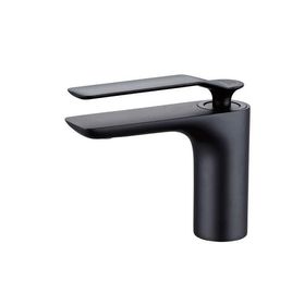 Misturador Monocomando para Lavatório de Mesa Bica Baixa Rainbow Matt Black