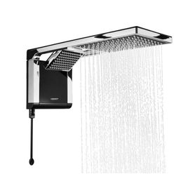 Chuveiro Acqua Duo Flex Ultra Eletrônico Com Ducha 220V 6800W Preto e Cromado